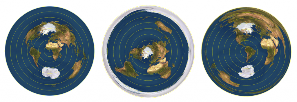 azimuthal equidistant projection