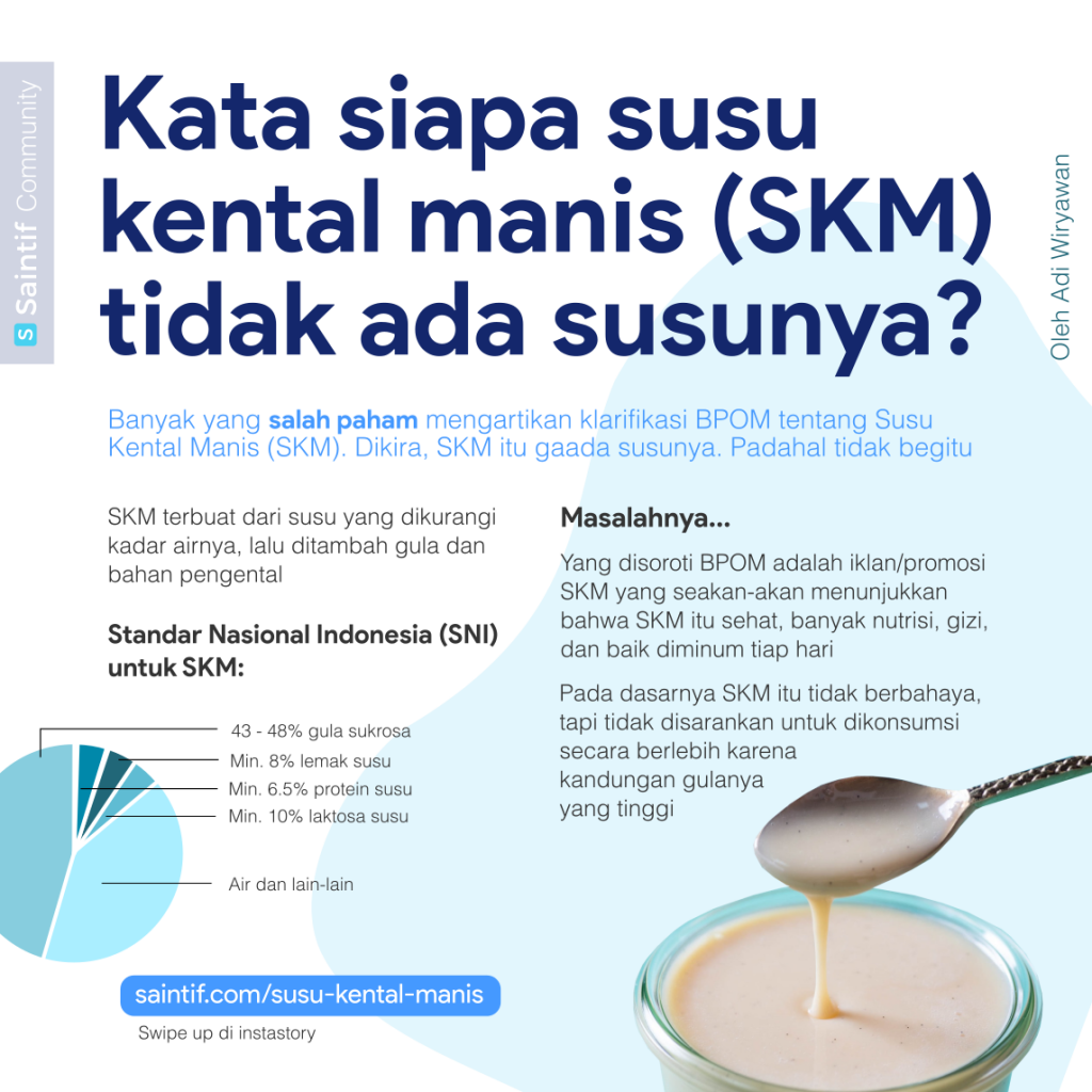 Kata Siapa Susu Kental Manis Tidak Ada Susunya?