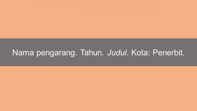 √ 10+ Contoh Penulisan Daftar Pustaka Berbagai Sumber Lengkap