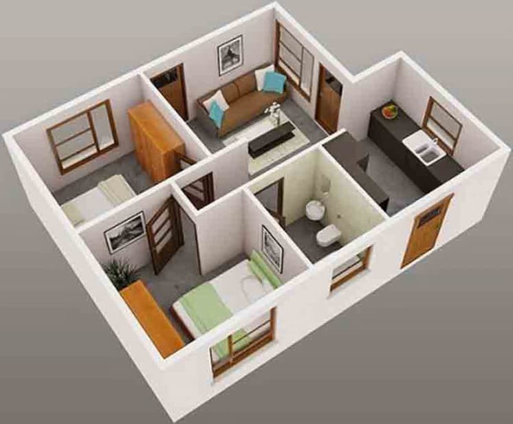 desain rumah tipe 36