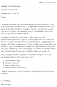 √ 10 Contoh Application Letter + Pengertian dan Cara Membuatnya