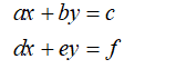 sistem persamaan linear dua variabel
