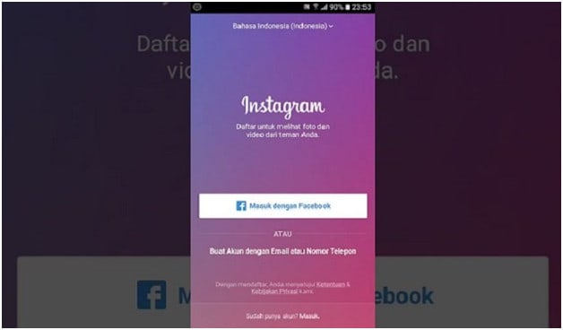 cara membuat akun instagram