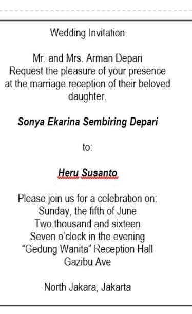 invitation letter